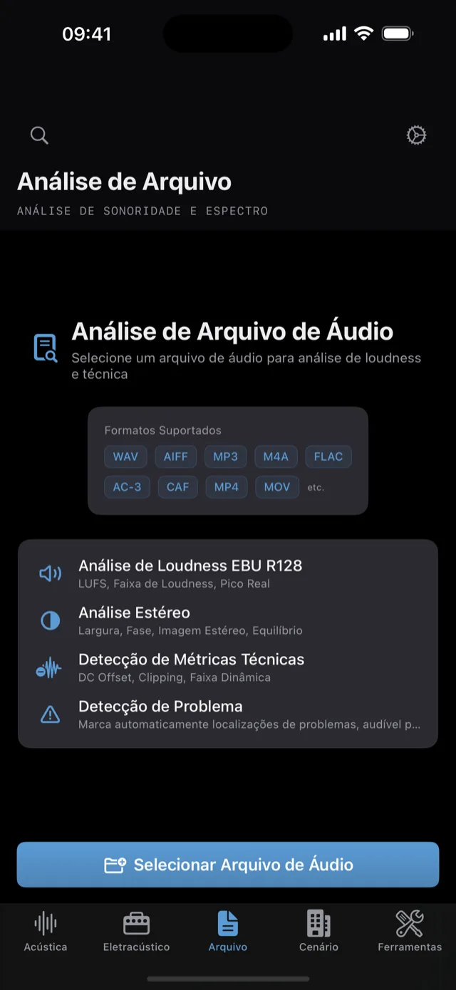 Loudness & file analysis